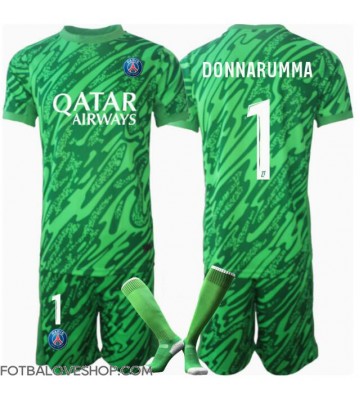 Paris Saint-Germain Gianluigi Donnarumma #1 Brankářské Dětské Domácí Dres 2024-25 Krátký Rukáv (+ trenýrky)